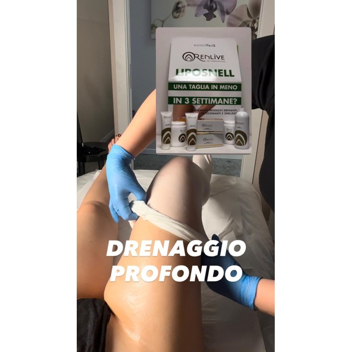 Una seduta Liposnell drenaggio profondo e tonificazione